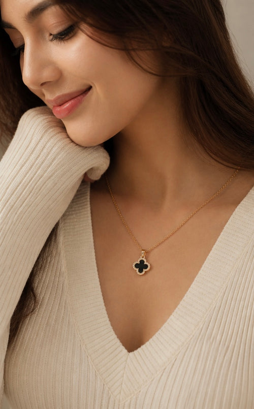 Dual Clover Luxe Pendant