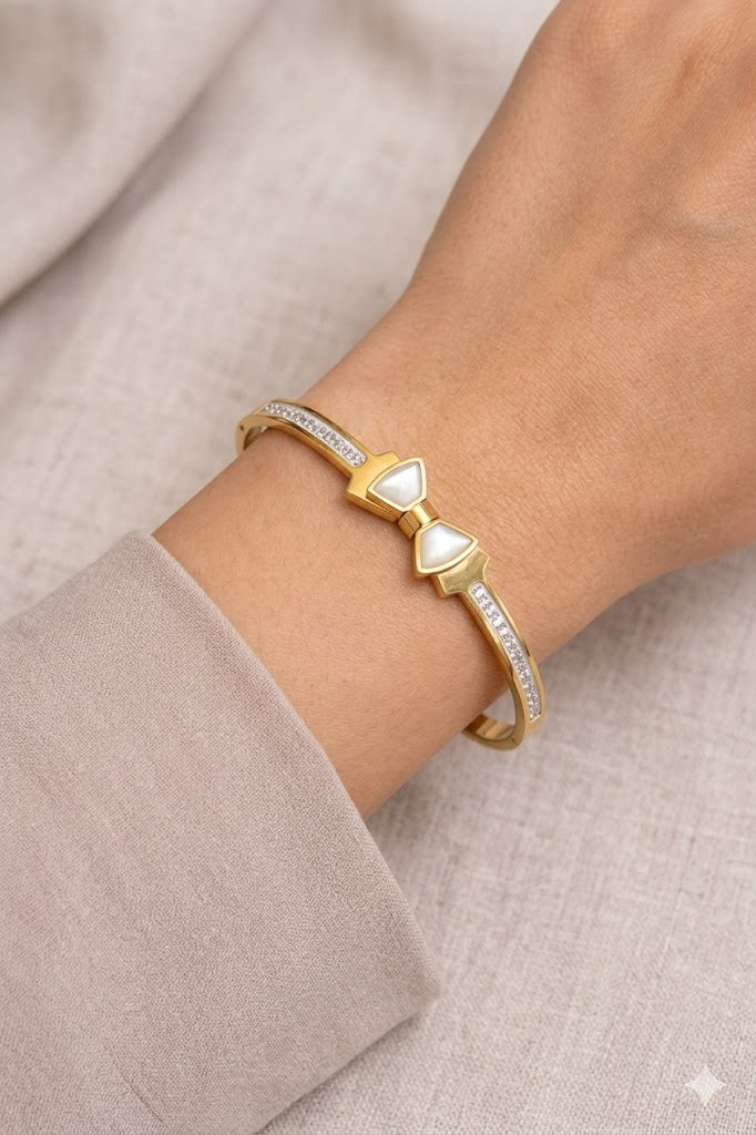 Luna Bow Cuff Bangle