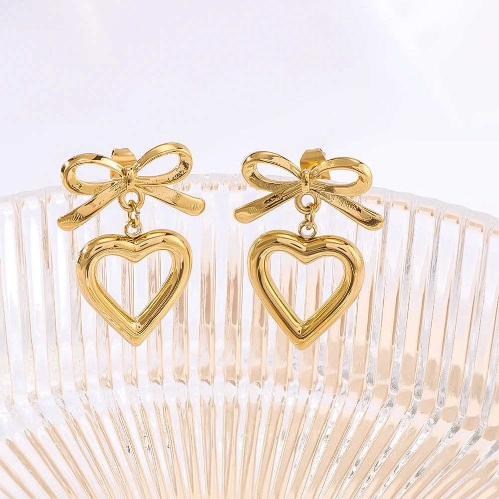 Bow Heart Drops